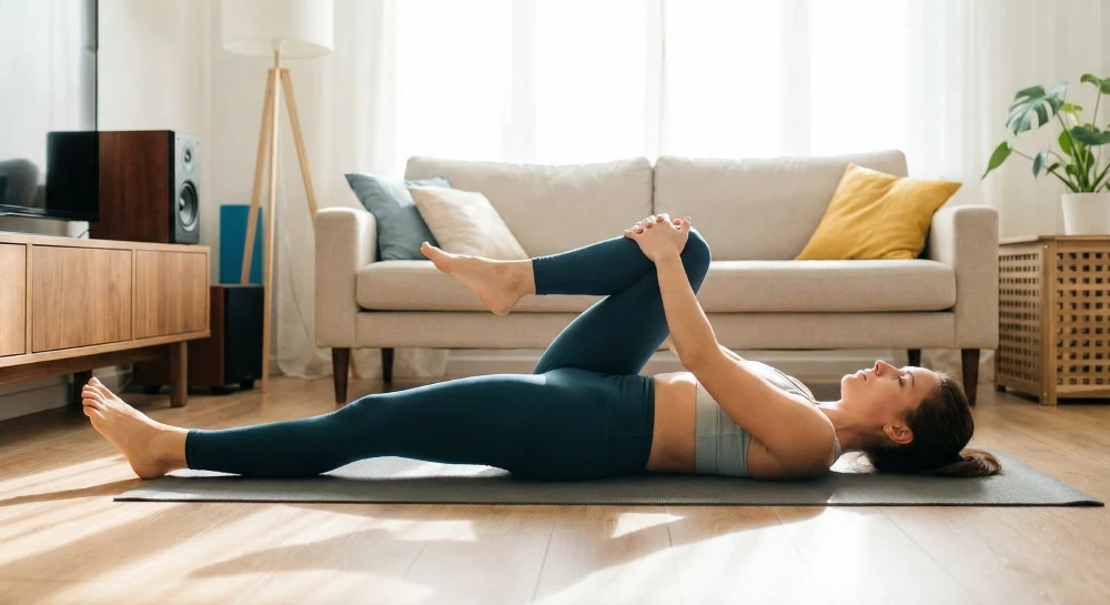 Knee to Chest Stretch Knee to Chest Stretch