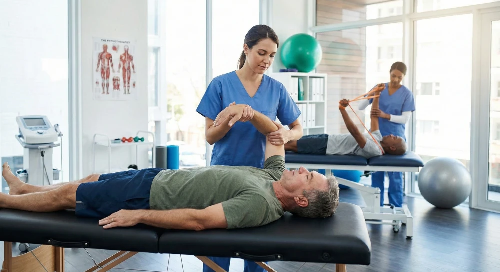 physiotherapy session